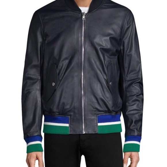 tommy hilfiger reversible leather jacket
